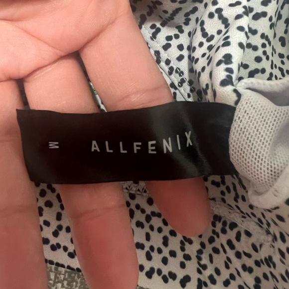 Anthropologie All Fenix White & Black Sport Bra (Size M) - Picture 5 of 5